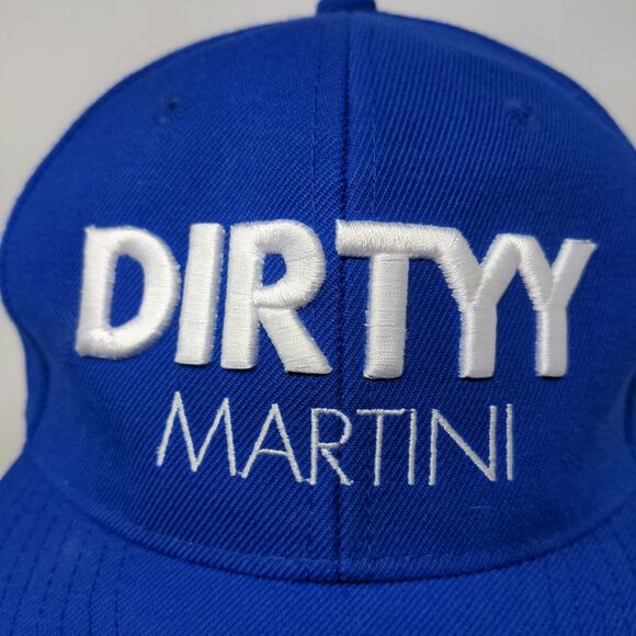 Skyy Vodka Men's Snapback Hat Blue Adjustable Embroidered Dirty Martini Logo - Picture 4 of 13